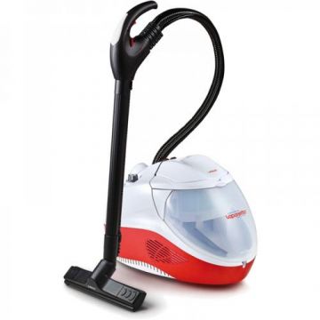 Aparat de curat cu abur Polti Vaporetto Lecoaspira FAV 50 PVEU0083, 2450W, 5 bari, 0.5 l, Rosu