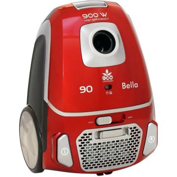 Aspirator cu sac Albatros BELLA 90 ECO, 900W, 3L (Rosu)