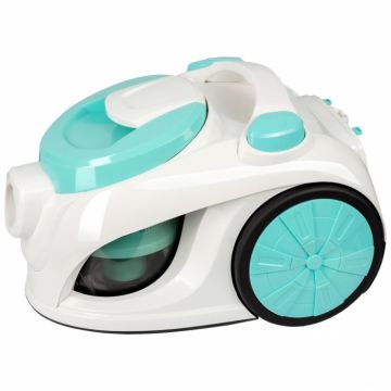 Aspirator fara sac Hausberg HB-2005VR, 700W, Capacitate 3L, Alb Verde