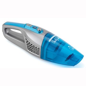 Aspirator vertical Heinner CloudySky HSVC-V21.6GR, sistem de filtrare ciclonic, dubla utilizare: aspirator vertical sau de mana, acumulator Li 22.2V, 110W, 2 viteze, putere aspirare max 8kPa, 0.5L, perie cu lumini LED, albastru/gri