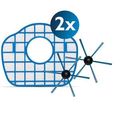 Kit de schimb Smart Pro Compact Philips FC8013/01, 2 filtre, 1 perie