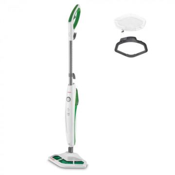 Pachet Curatenie Rapida Casa si Birou - Aspirator Vertical fara Fir Polti Forzaspira D-Power SR500 si Mop cu Abur Polti Vaporetto SV 440