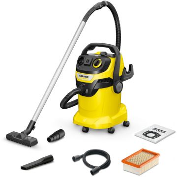 Aspirator Karcher cu sac, WD 6 P V-25/8/22/T, 1300W, 25L