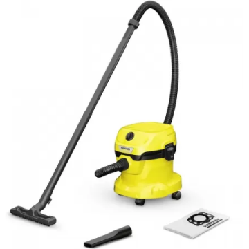 Aspirator Multifunctional WD 2 V-12/4/18 Aspirare Umeda/ Uscata 12L Putere 1000W Functie de Suflare Galben/Negru