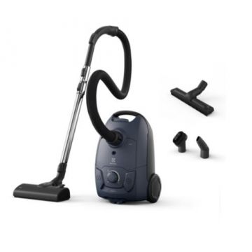 Aspirator cu sac Electrolux Seria 500 EB51C2DB, 750 W, Filtru HEPA, Maner ergonomic (Albastru)