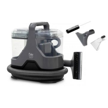 Aspirator cu spalare Fakir PR 1018 pt. covoare, canapele, tapiterie auto, 600W, doua rezervoare, 1.3 L, injectie extractie, Gri