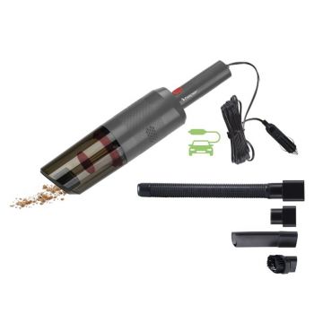 Aspirator de masina Beper, 75W, 3.5 Kpa, 350 ml, 36.5x9.5x10.5 cm, gri