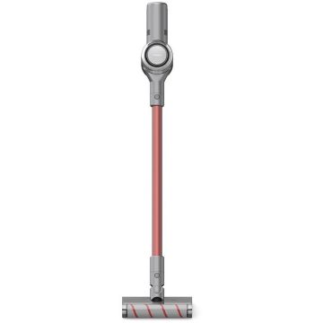 Aspirator Fara Fir V11 Afisaj OLED 450W 22000Pa 3000mAh Capacitate Colectare 0.5L Gri/Rosu
