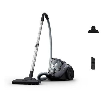 Aspirator fara sac Rowenta, RO3726EA, Compact Power Cyclon, 750 W, gri