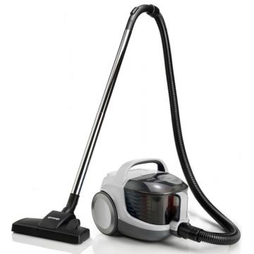 Aspirator Gorenje VCEA01GACWCY, fara sac, 800W, 2.2L, Alb/Gri