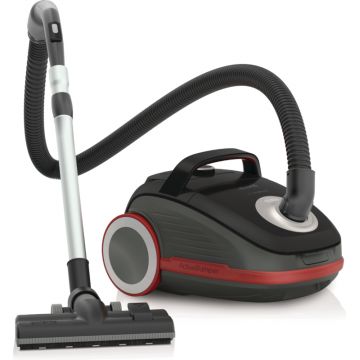 Aspirator Gorenje VCEA22GPLBKCY, cu sac, 700W, 3L, Negru/Rosu