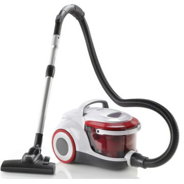 Aspirator Gorenje VCEB01GAWWF, cu filtrare prin apa, 800W, 3L, Alb/Rosu