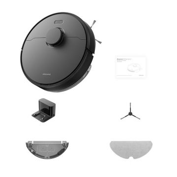 Aspirator robot cu mop Dreame D9 Max Gen 2, 6000Pa, 5200mAh, Autonomie pana la 285 min, Negru