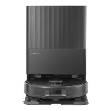 Aspirator robot Roborock Qrevo Plus, 60 W, Autonomie 180 minute, 300 mp, Wi-Fi, Bluetooth (Negru)