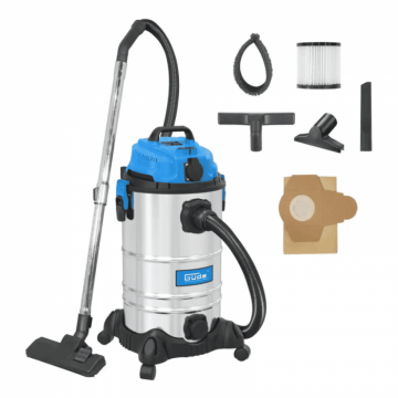 Aspirator umed uscat GNTS 30 Gude 17002, 1600 W, 30 L
