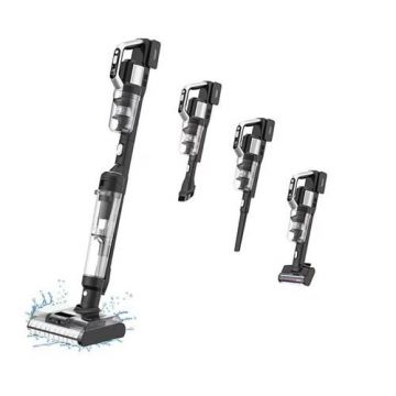 Aspirator vertical fara fir cu spalare Jimmy PW11 Pro 4-in-1 , aspirare umeda/uscata, putere 460W, baterie 4600mAh, autonomie pana la 80 min (Negru)