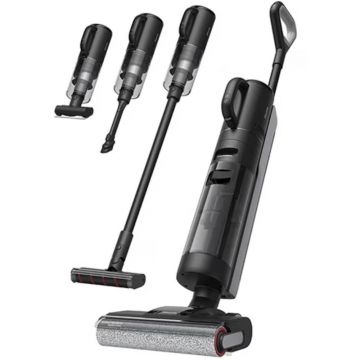Aspirator vertical fara fir Dreame HHV4, 16000 Pa, Autonomie 35 minute, Ecran LED, Negru