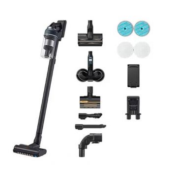Aspirator vertical Samsung Jet 85 Pro VS20C8527TB/WA, 580 W, Recipient 0.8 l, Afisaj LCD, Motor Inverter, 25.2 V, Autonomie 60 minute (Negru)
