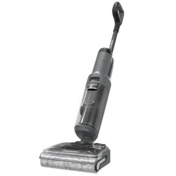 Aspirator vertical Tineco Floor One Stretch S6 Extreme, Smart Floor Washer, Li-Ion 4.0 Ah (21.6 V), 220 W, Wi-Fi (Gri/Negru)