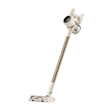 Aspirator vertical wireless Dreame R10, iluminare LED, 350W, rezervor 600 ml, autonomie 60 minute (Crem)