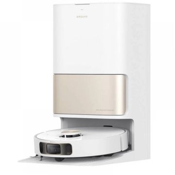 Dreame Aspirator robot Dreame L10s Pro Ultra Heat 7000Pa, mop rotativ DuoScrub, MopExtend, navigatie AI Pathfinder, statie DualBoost 2.0 cu golire automata, splare mop cu apa calda 58C, uscare cu aer cald, baterie 5200mAh, autonomie 200 min, control smar