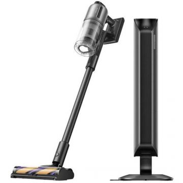 Dreame Aspirator vertical fara fir Dreame Z30 Station VZV26B, 30000 Pa, 90 minute autonomie, cu statie de golire automata, Gri
