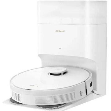 Dreame Robot de aspirare cu mop Dreame L10s Plus RLL42SD, mop rotativ, statie automata de golire 4l, 7000Pa , rezervor praf 0.35l, rezervor apa 0.23l, baterie 5200mAh, alb