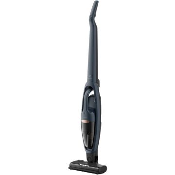 Electrolux Aspirator vertical 2 in 1 ELECTROLUX Seria 500 ES52B25WET, 25.2V, 2000 mAh, autonomie max 55 min, 2 trepte de putere, Perie Turbo multisuprafete si PowerPro Mop cu lumina LED, tehnologie BrushRollClean, tub telescopic, duza ingusta/perie, Alba