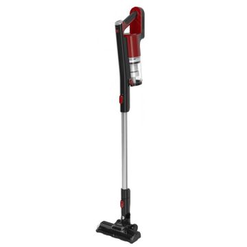 HEINNER Aspirator vertical Heinner Red Twilight HSVC-M21.6RD, 150 w, acumulator li 21.6v, filtrare ciclonica, dubla utilizare: de mana sau vertical, 2 viteze, capacitate: 0.5l, autonomie max 30 min, accesoriu montare perete, rosu