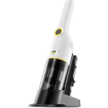 Karcher Aspirator de mana compact Karcher CVH 3 Plus, 1.198-350.0, 70 W, 2 Ah, Filtru HEPA 12, autonomie 20 min (max), statie de incarcare, Alb/Negru