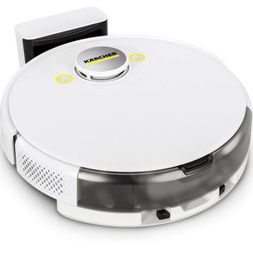 Karcher Aspirator robot cu functie de mop Karcher RCV 5 *EU, WiFi, 36W, navigatie LiDar, 5200mAh, autonomie 120 de minute, putere de aspirare 5000 Pa, recipient praf 330ml, recipient apa 240ml, Alb Karcher Aspirator robot cu functie de mop Karcher RCV 5 *EU, WiFi, 36W, navigatie LiDar, 5200mAh, autonomie 120 de minute, putere de aspirare 5000 Pa, recipient praf 330ml, recipient apa 240ml, Alb