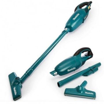 Makita Aspirator vertical Makita DCL180Z, 0.65 l, Albastru