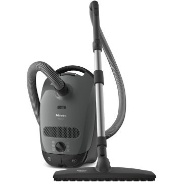 Miele Aspirator cu sac Miele Classic C1 Parquet XL PowerLine, 800 W, 4.5 l, 79 dB, perie universala, Gri grafit