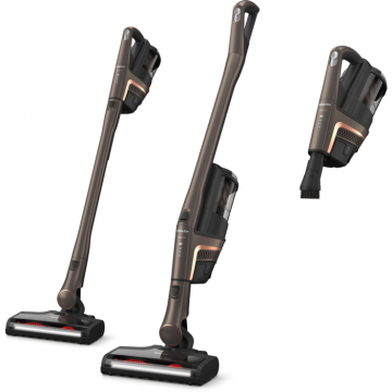 Miele Aspirator vertical Miele Triflex HX2 Pro, 3 in 1, 25,2 V, 272 W, 0,5 l, autonomie 120 min, filtru HEPA, perie electrica cu iluminare, Bronz-Negru