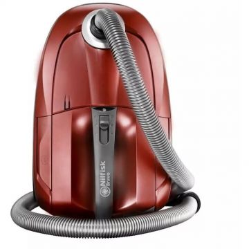 Nilfisk Aspirator cu sac Nilfisk Bravo Vacuum Cleaner SR10P07A,4.3 l Vacuum Dry Cylinder, 700 W, Rosu