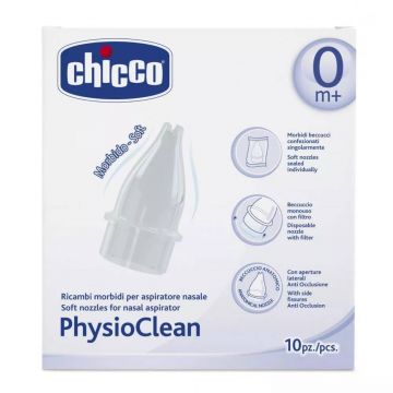Rezerva pentru aspirator nazal PhysioClean, 10 bucati, Chicco