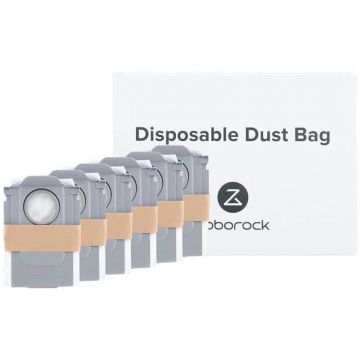 Saci de praf pentru stația Roborock Empty Wash Fill Dock – 6 bucăți