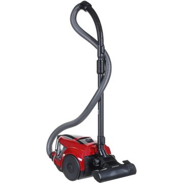 Samsung Aspirator fara sac Samsung VCC45W0S3R, 700 W, Recipient 1.3 l, Filtru HEPA, tub telescopic, Rosu