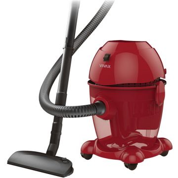 VIVAX Aspirator fara sac Vivax VCW-2002R R2, 2000W, filtru Spongios, Rosu