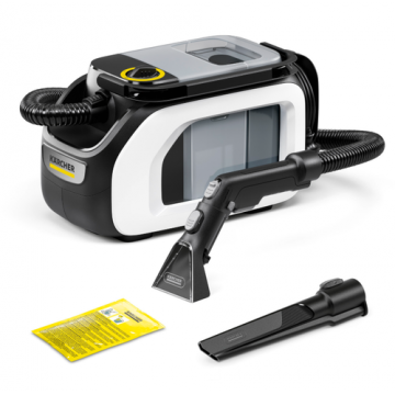 Aparat de curatat cu pulverizare si extractie Karcher SE 3 Compact Home, 500W, 1.7/2.9L (Alb/Negru)