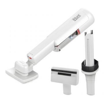 Aspirator de mana fara fir iHunt Bro Vacuum Cleaner 3-in-1, 100 W, Autonomie 25 minute, 0.25 l (Alb)