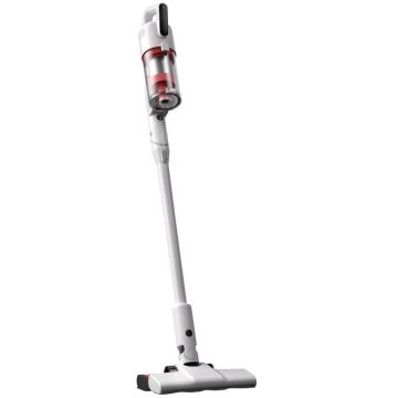 Aspirator Deerma DEM-T20W, vertical cu mop, 180W, 0.45L, Alb