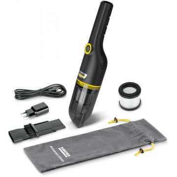 Aspirator Karcher CVH Anniversary Edition, de mana, 0.15L, Negru/Galben