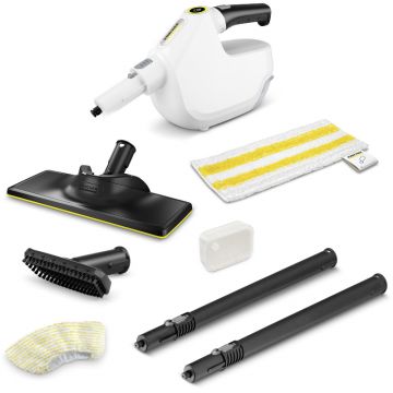 Aspirator Karcher SC 1 Multi & Up, de curatat cu abur, 1300W, Alb/Negru