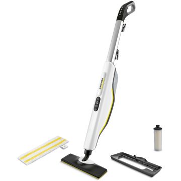 Aspirator Karcher SC 3 EasyFix Upright, de curatat cu abur, 1600W, Alb/Negru