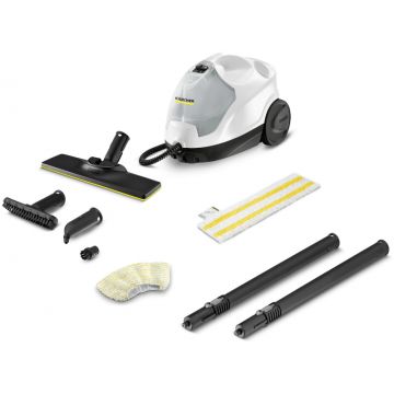 Aspirator Karcher SC 4 EasyFix, de curatat cu abur, 2000W, Alb/Negru