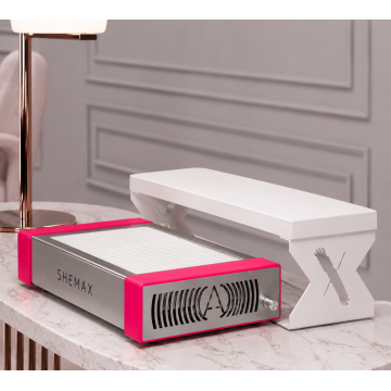 Aspirator praf manichiură SHEMAX Style PRO Pink 54W – Putere profesională, absorbție maximă, aer curat