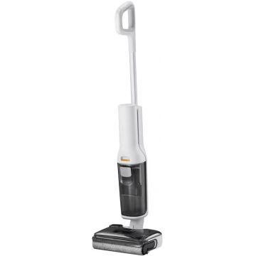 Aspirator Roborock F25 RT, vertical cu mop, 200W, 0.72L, Alb