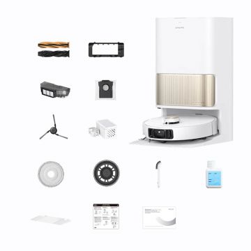 Aspirator robot cu mop Dreame L40s Pro Ultra, 19.000Pa, 5200mAh, 170 min, Pathfinder system, statie colectare inteligenta, White