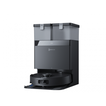 Aspirator robot Ecovacs DEEBOT T30C BK, 20000Pa, TruEdge 2.0, Auto-Lift Mopping 9mm, OZMO Turbo 2.0, Capacitate sac praf statie 3 L, Autonomie 180 minute, TrueDetect (Negru)